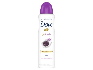 Desodorante aerosol feminino dove go fresh amora e flor de lótus