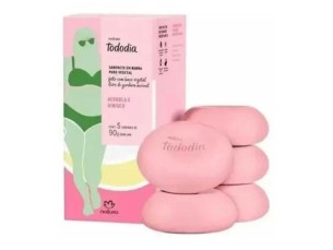 Tododia Acerola e Hibisco 5 sabonetes 90 g