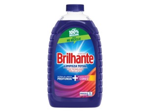 Lava Roupas Líquido Brilhante Limpeza Total 3L
