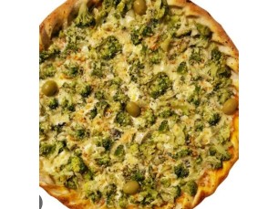 Brócolis com gorgozola 