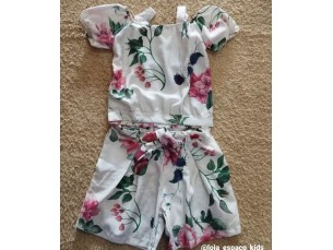 Conjunto menina florido