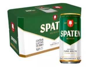 Cerveja Spaten Lata 269ml Com 8 Und
