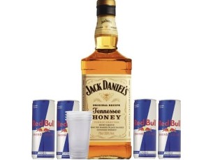 Combo com Whisky de Mel Jack Daniel