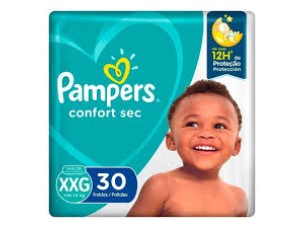 FRALDA PAMPERS CONFORT SEC - TAM XXG COM 30 UN
