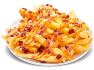 BATATA FRITA CHEDDAR E BACON