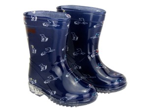 Galocha azul estampada cachorrinho