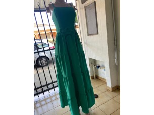 Vestido longo verde 