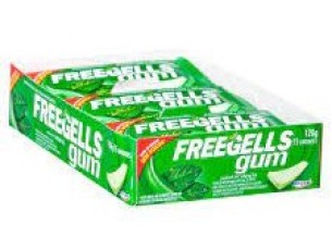 CHICLE FREEGELLS GUM HORTELÃ 1 x 15UN