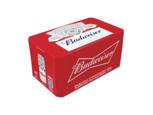 Pack c/ 12 Cervejas Budweiser 350ml lata