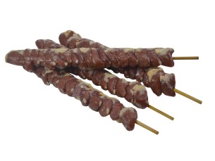 ESPETO DE CORAÇÃO DE FRANGO