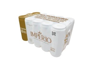 Pack c/ 15 Cervejas  Império 350ml lata 