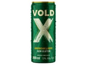 Cerveja Vold X American Lager Puro Malte s/ Glúten Lata 269ml