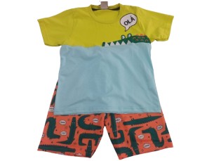 conjunto infantil masculino jacaré 