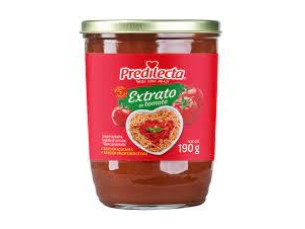 EXTRATO TOMATE VIDRO 24X190g PREDILECTA