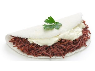 Tapioca Carne Seca com Catupiry