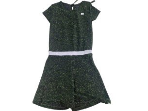 Macaquinho feminino verde com preto 