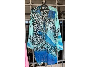  Vestido estampado feminino