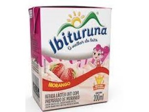 BEBIDA LACTEA UHT MORANGO IBITURUNA 27 x 200ml