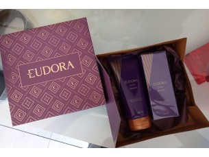 Kit da Eudora, loção perfumada e um desedorante colônia 