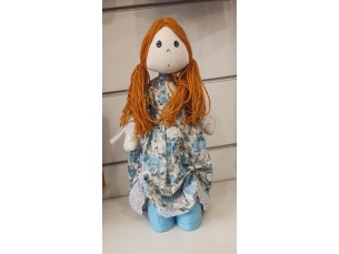 Boneca pano (fica em pé e sentada) 