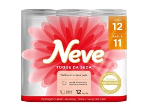  Papel Higiênico Folha Dupla Neutro Neve 