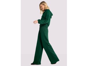 JAQUETA BOMBER COM CAPUZ E LAPELAS - VERDE ARABESQUE