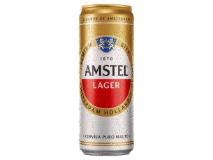 Cerveja Amstel Lager Puro Malte Lata 350ml