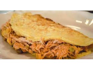 OMELETE COM QUEIJO E FRANGO