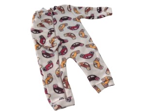 Macacão infantil em plush carros