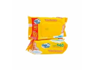TOALHA UMEDECIDA UPA BEBÊ C/140 UNIDADES