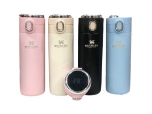 Garrafa térmica  stanley inox digital led com termômetro 