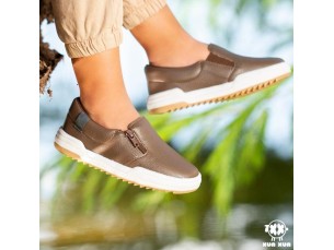 Sapatênis infantil marrom Xuá Xuá 