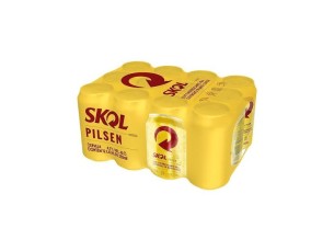 Pack c/ 12 Cervejas Skol 350ml lata