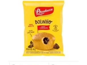 BOLINHO BAUDUCO 40G BAUN/CHOCOLATE