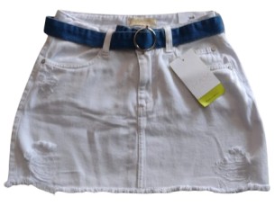 Saia Jeans Branca
