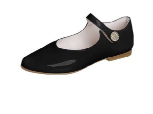 Sapatilha bico fino preta