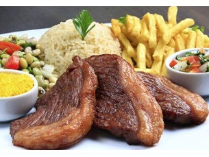 PICANHA AO MOLHO QUATRO QUEIJOS