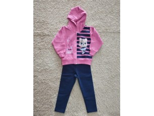 Conjunto moletom feminino gatinho bebê