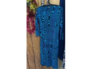 Vestido feminino midi azul 
