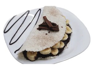 BANANA COM CHOCHOLATE 