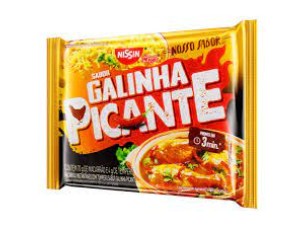 MAC. INSTANTÂNEO GALINHA PICANTE 50 x 74g NISSIN NOSSO SABOR