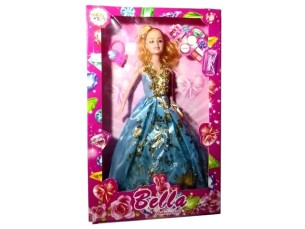 Boneca infantil Bella Fashion