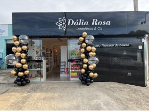 Arco bexigas porta loja