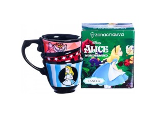 CANECA ALICE HORA DO CHÁ - Zona Criativa 