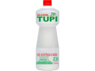 ÁLCOOL LÍQUIDO TUPI 70 1L. 12 x 1000l