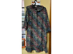 Vestido estampa de onça