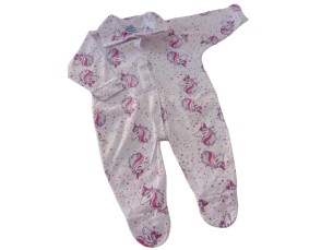 Macaquinho infantil unicórnio