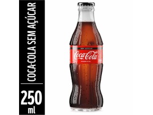 COCA-COLA ZERO VIDRO 250ML