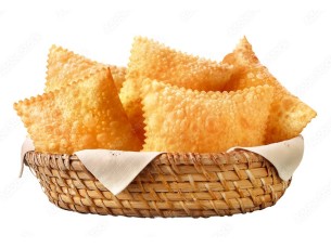 Pastel de Calabresa com Queijo