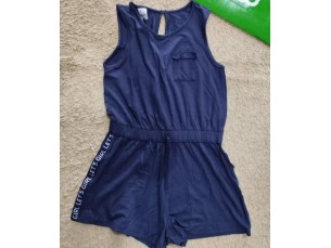 Macaquinho menina azul escuro